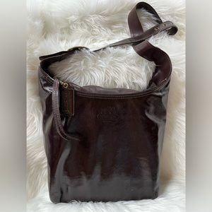 Coach Brown Patent leather Sofie Messenger Bag